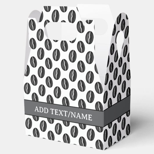 Koffiebonen Aangepaste naam Bedankdoosjes (Geopend)