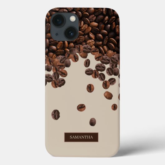 Koffiebonen Aangepaste naam Case-Mate iPhone Case (Achterkant)