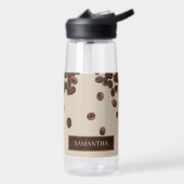 Koffiebonen Aangepaste naam Waterfles (Links)