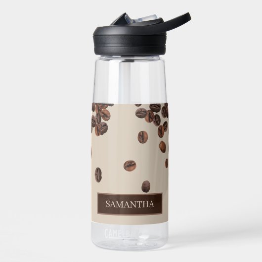 Koffiebonen Aangepaste naam Waterfles (Links)