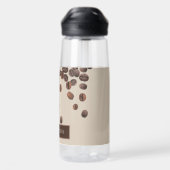 Koffiebonen Aangepaste naam Waterfles (Achterkant)