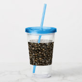 Koffiebonen Acryl Drinkbeker (Achterkant)