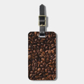 koffiebonen bagagelabel (Voorkant verticaal)