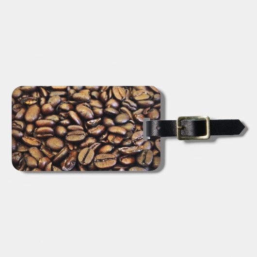 koffiebonen bagagelabel (Voorkant horizontaal)
