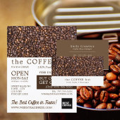 Koffiebonen, Barista, Café, Coffeehouse Advert Flyer