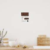 Koffiebonen, Barista, Café, Coffeehouse Advert Poster (Keuken)