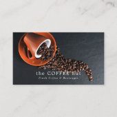 Koffiebonen, Barista, Café, Coffeehouse Visitekaartje (Voorkant)