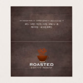 Koffiebonen | Barista Visitekaartje (Buitenkant ongevouwen)