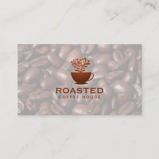 Koffiebonen | Barista Visitekaartje (Voorkant)