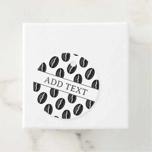 Koffiebonen Bedankjes Labels (In situ)