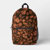 Koffiebonen Bedrukte Rugzak (Voorkant)