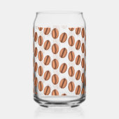 Koffiebonen Blikvorm Glas (Voorkant)