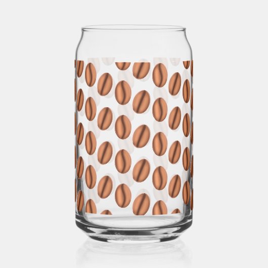 Koffiebonen Blikvorm Glas (Achterkant)