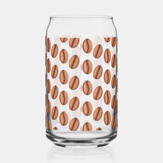 Koffiebonen Blikvorm Glas (Rechts)