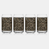 Koffiebonen Blikvorm Glas (Rechts)