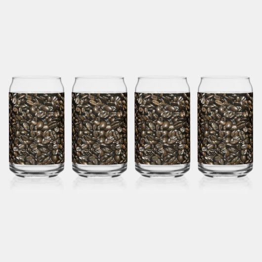 Koffiebonen Blikvorm Glas (Links)