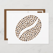 koffiebonen briefkaart (Voorkant / Achterkant)