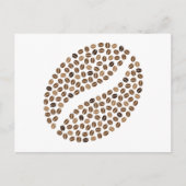 koffiebonen briefkaart (Voorkant)