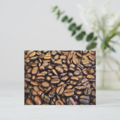 koffiebonen briefkaart (Staand voorkant)