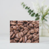 Koffiebonen Briefkaart (Staand voorkant)