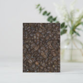 Koffiebonen Briefkaart (Staand voorkant)