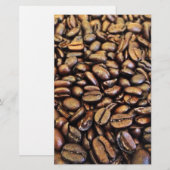koffiebonen briefpapier (Voorkant / Achterkant)