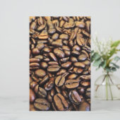 koffiebonen briefpapier (Staand voorkant)