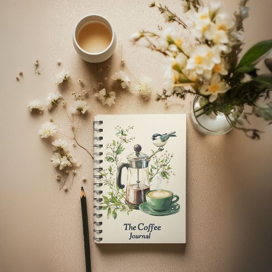 Koffiebonen Brouwer Blend Method Koffietijdschrift Notitieboek