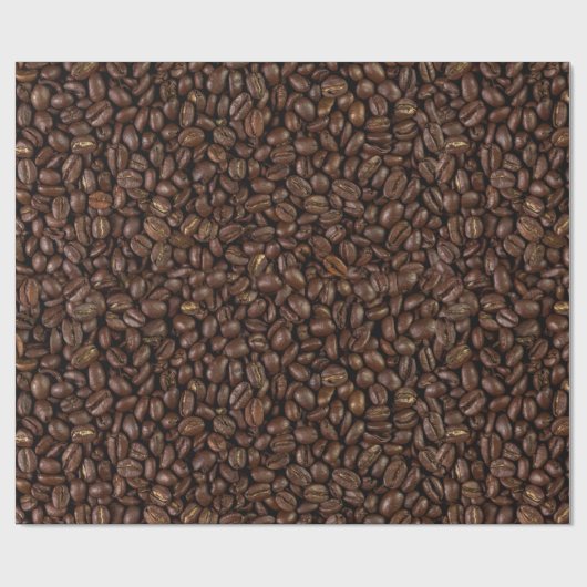 Koffiebonen Cadeaupapier (Vlak)