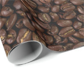 Koffiebonen Cadeaupapier (Rol Hoek)