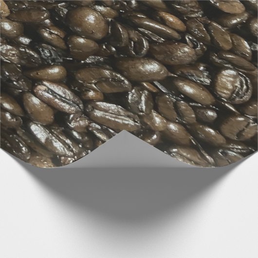 Koffiebonen Cadeaupapier (Hoek)