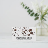 Koffiebonen | Cafe Restaurant Visitekaartje (Staand voorkant)