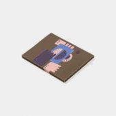 Koffiebonen - Caffeïne Liefhebber Kunst Post-it® Notes (Schuin)