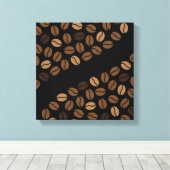 koffiebonen canvas afdruk (Insitu (Houten vloer))