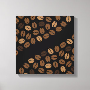 koffiebonen canvas afdruk