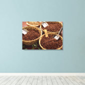 Koffiebonen Canvas Afdruk (Insitu (Houten vloer))