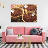 Koffiebonen Canvas Afdruk (Insitu (Woonkamer))
