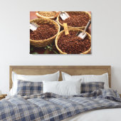 Koffiebonen Canvas Afdruk (Insitu (Slaapkamer))