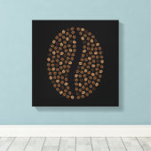 koffiebonen canvas afdruk (Insitu (Houten vloer))