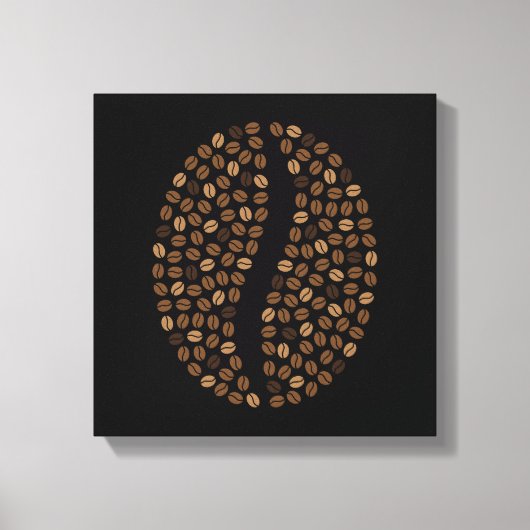 koffiebonen canvas afdruk (Voorkant)