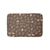 Koffiebonen: Cartoon Doodle  Badmat (Voorkant)