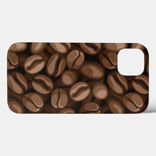 Koffiebonen Case-Mate iPhone Case (Achterkant (horizontaal))