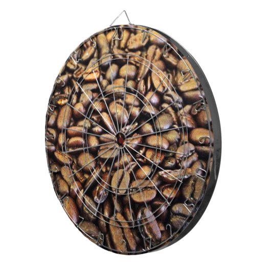 koffiebonen dartbord (Voorkant Rechts)