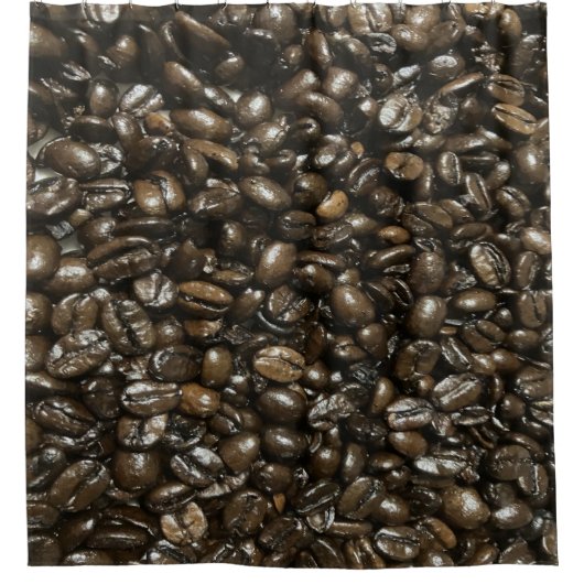 Koffiebonen Douchegordijn (Voorkant)