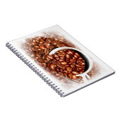 Koffiebonen Elite Modern Design Cafetaria Cool Notitieboek (Rechterzijde)