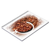 Koffiebonen Elite Modern Design Cafetaria Cool Notitieboek (Linkerzijde)