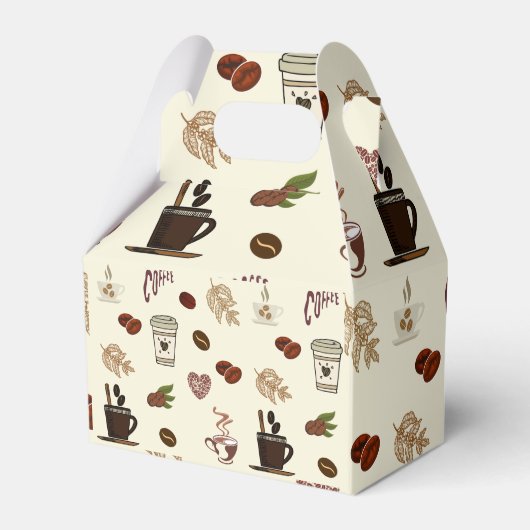 Koffiebonen en koffiebonen bedankdoosjes (Voorkant Zijde)