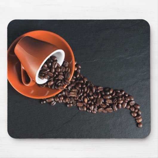 Koffiebonen en mok muismat (Voorkant)