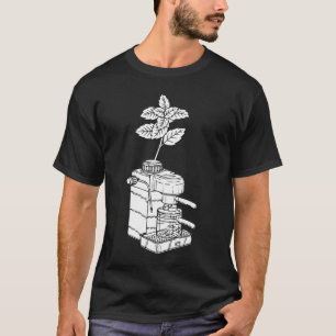 Koffiebonen en Mok Pocket Espresso Barista T-shirt