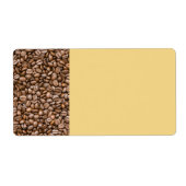 Koffiebonen Etiket (Voorkant)